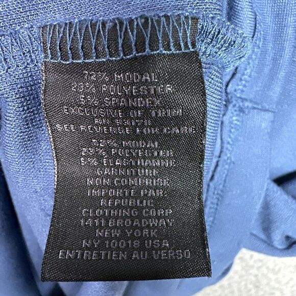 Magaschoni Men’s XXL Blue Black Contrast Collar Polo Shirt Golf‎ Casual - Picture 7 of 11